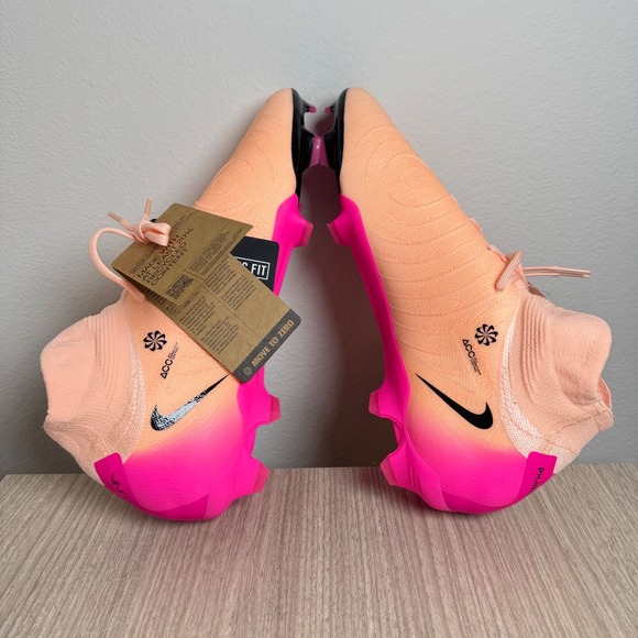 Nike Phantom Luna 2 Pro Flyknit FG Soccer Cleats 11.5 Peach Pink ACC FJ2575-800 - Picture 4 of 7